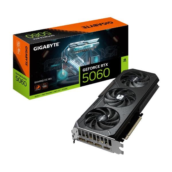کارت گرافیک گیگابایت مدل GeForce RTX 5060 GAMING OC 8G