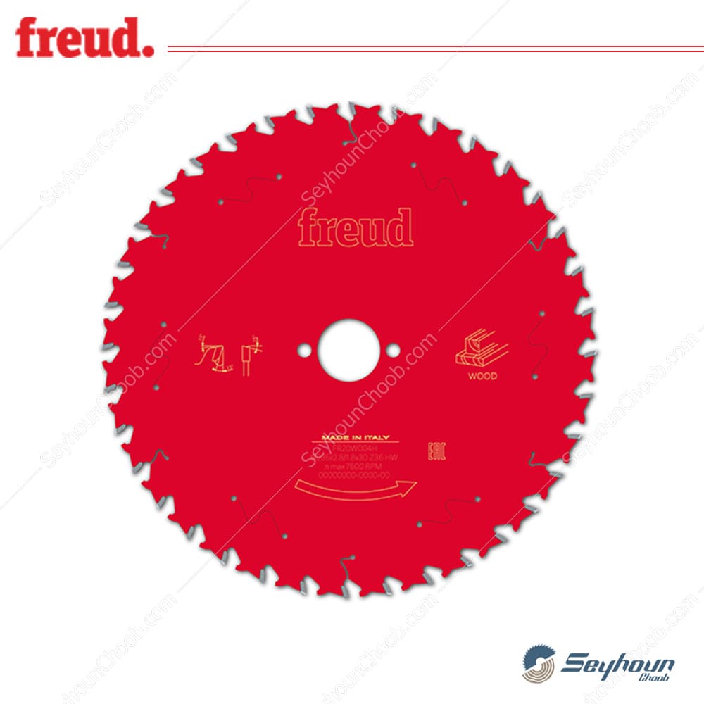 تیغ اره الماسه چوب بر قطر 235 سانتی متر 36 دندانه فرود مدل FR20W004H