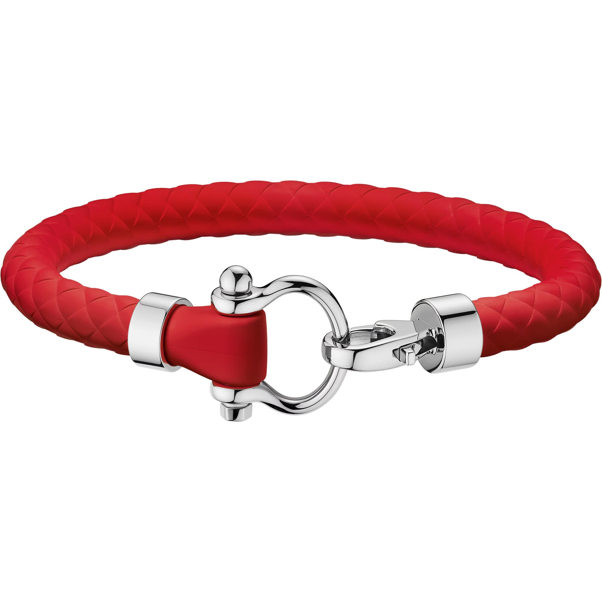 دستبند سیلیکونی طرح امگا قرمز کد B127