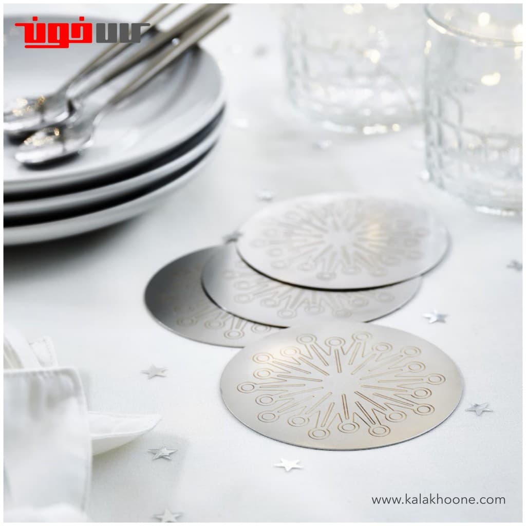 ست ۴ تایی زیر لیوانی ایکیا مدل FRÖJDA