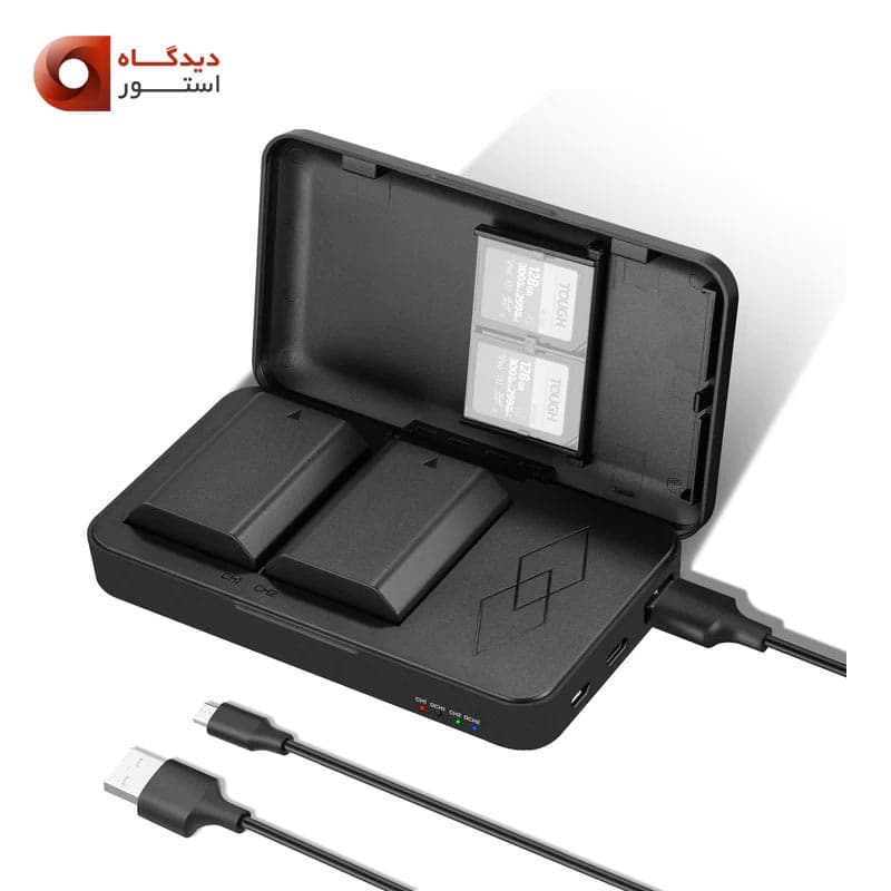 شارژر و باتری دوربین سونی نیور NEEWER Rechargable Kit NP-FZ100 (2 pack)