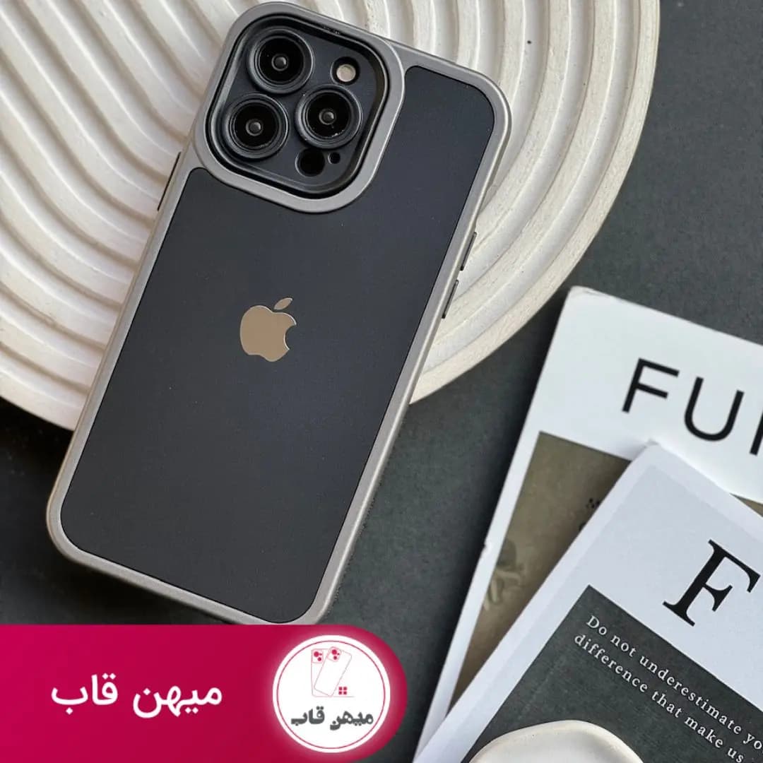قاب گوشی آیفون Dark Titanium - کد (۹۹۶۵)