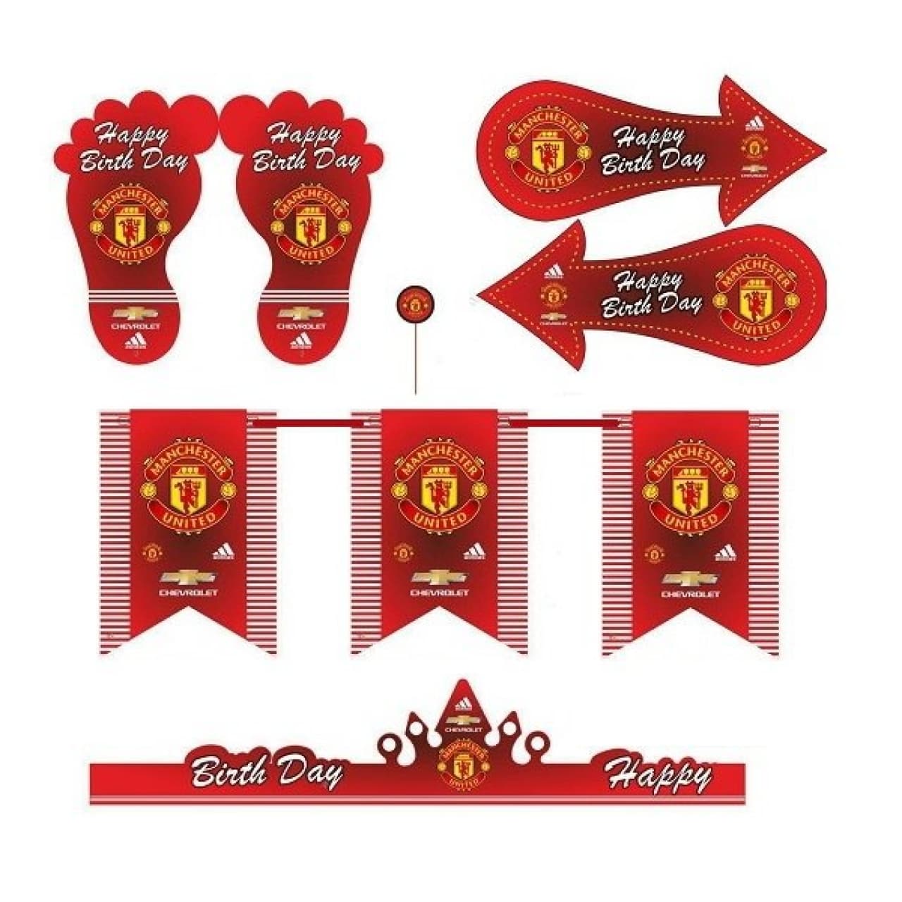 مجموعه 131 عددی تم تولد طرح منچستر