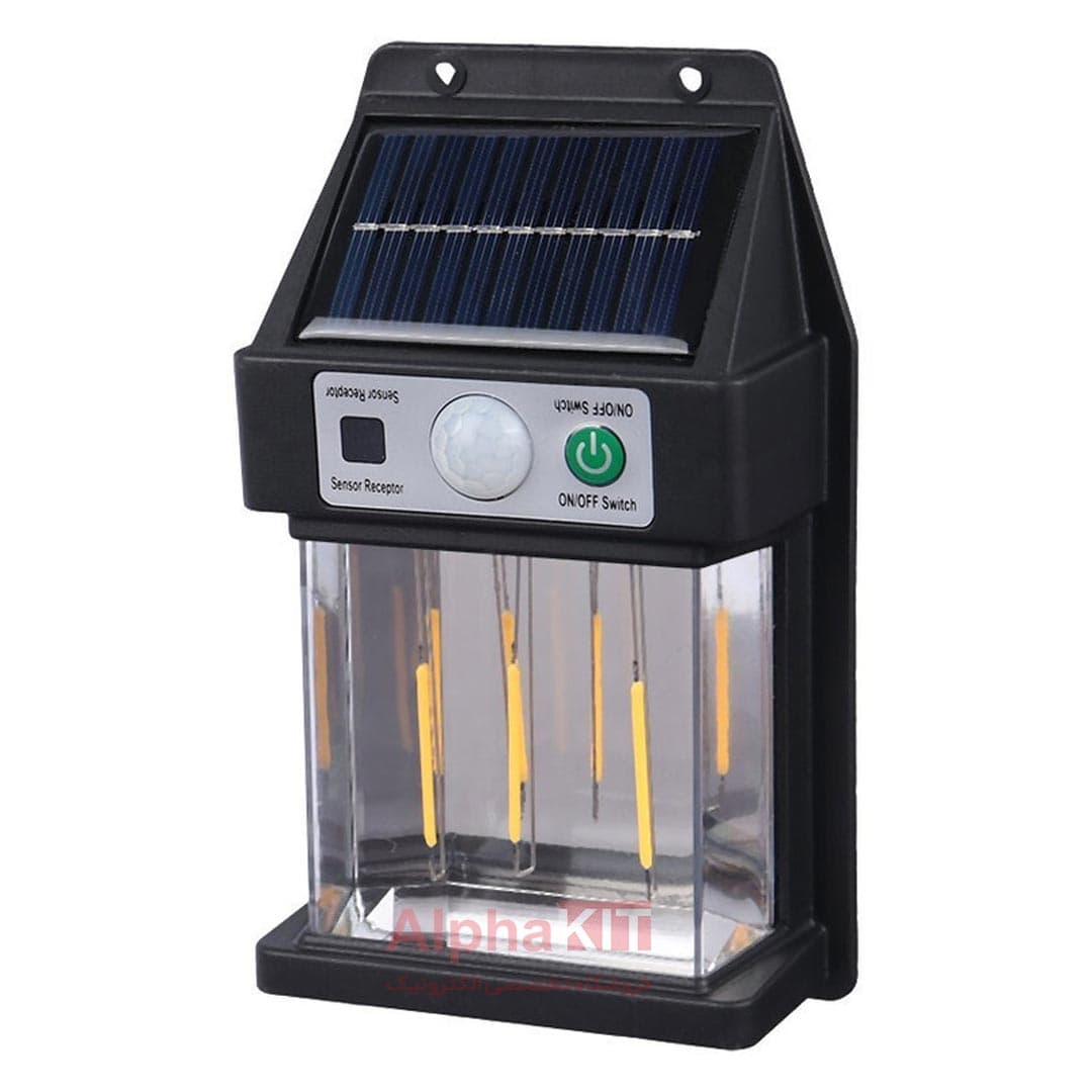 چراغ دیواری خورشیدی سنسوردار مدل YX-666-3W