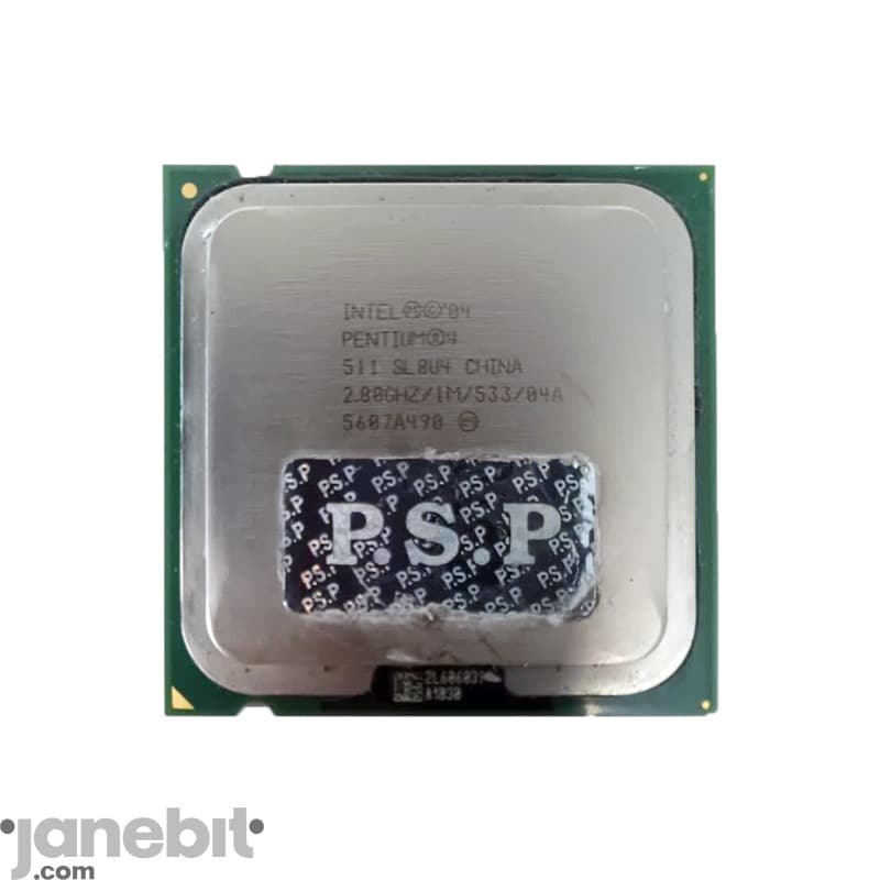 پردازنده کامپیوتر (سی پی یو) Intel Pentium4 2.80 GHz مدل SL8U4 استوک