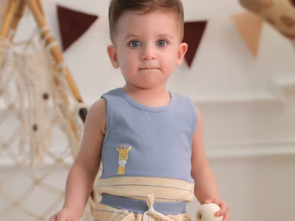 رکابی نوزادی طرح cool boy نی نی سان nini sun