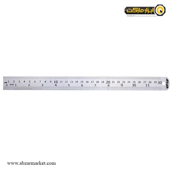 خط کش فلزی آروا 30 سانتی متر مدل 4691