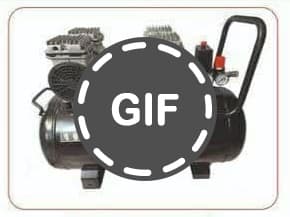 کمپرسور باد بی صدا 80 لیتری دو موتوره ریباز