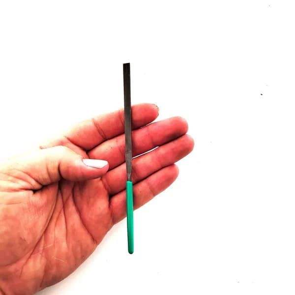 سوهان زرگری و طلاسازی دم موشی نیم گرد درجه wolf سایز 3