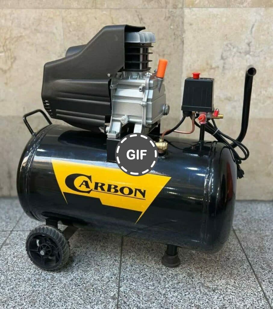 کمپرسور باد 50 لیتری روغنی کربن مدل OIL-50