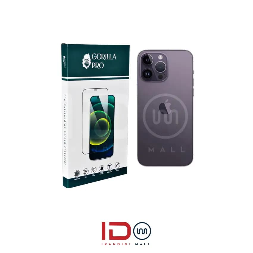 گلس و محافظ هیدروژلی (شفاف) بدنه گوشی اپل مدل iPhone 14 Pro