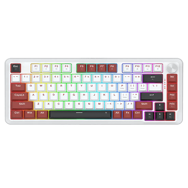 کیبورد Redragon K721 Stormhunter - White Red Black