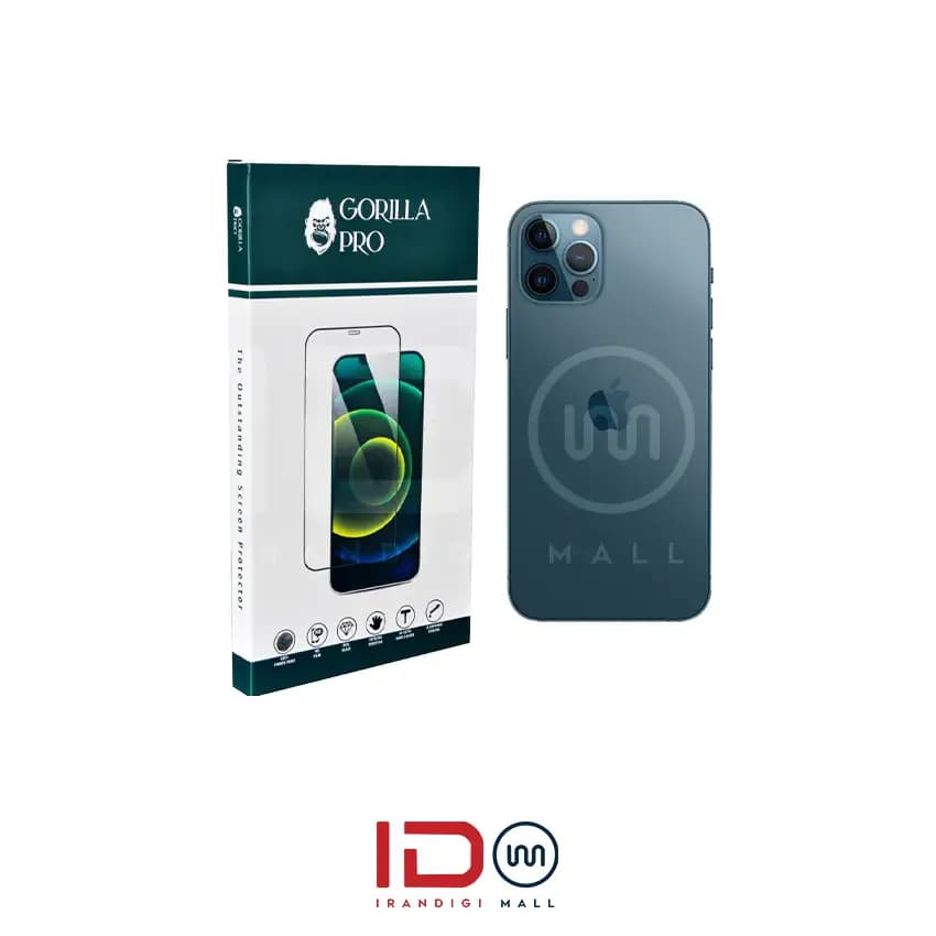 گلس و محافظ هیدروژلی (شفاف) بدنه گوشی اپل مدل iPhone 12 Pro