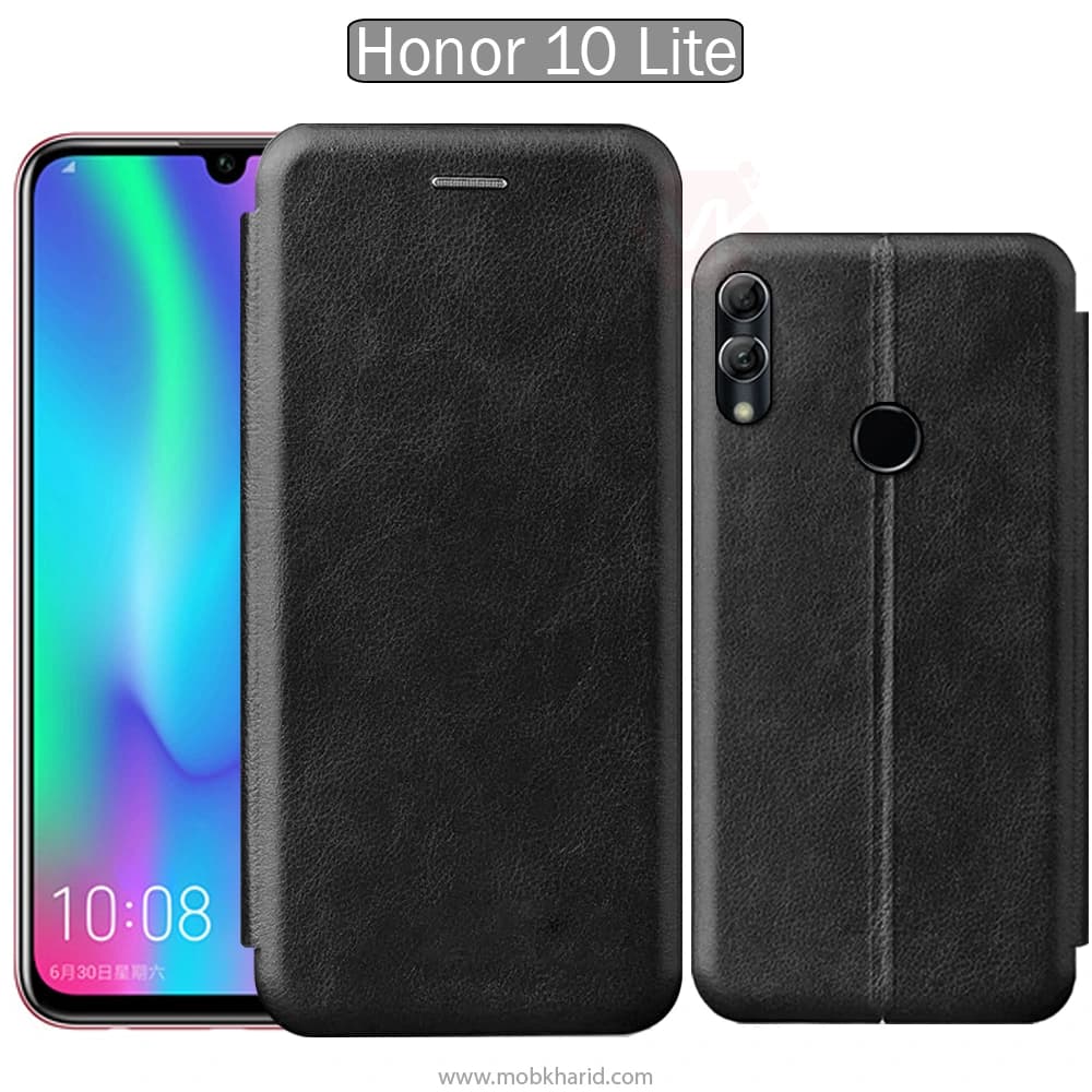 کیف محافظ آنر Flip Folio Leather Cover | Honor 10 Lite | P Smart 2019