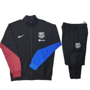 ست گرمکن شلوار تمام زیپ ورزشی مردانه تیم بارسلونا 2025