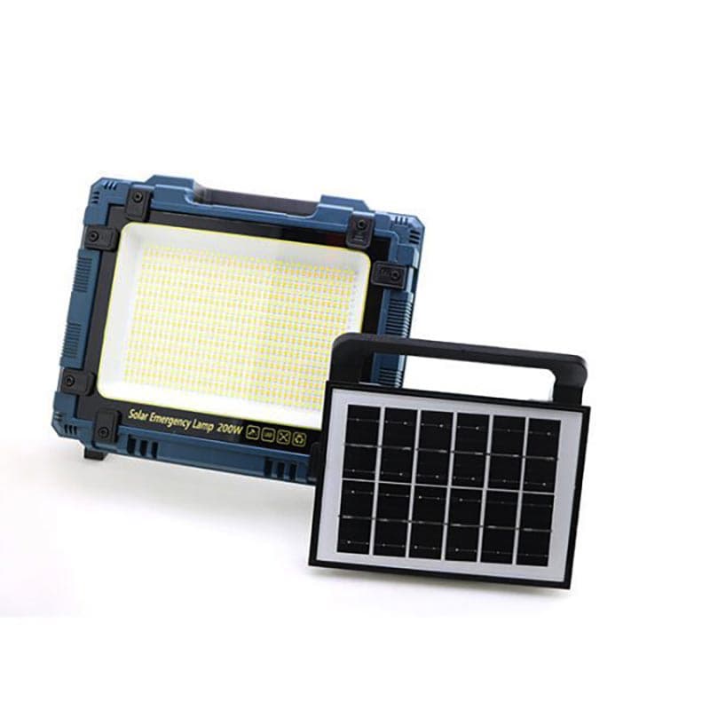 پروژکتور شارژی خورشیدی 200 وات مدل W8109-1