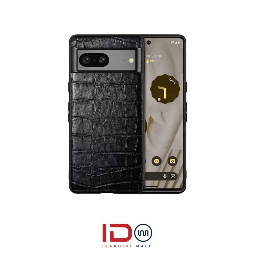 قاب چرمی کروکودیلی گوشی مدل Google pixel 7A برند AIORIA