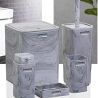 ست سرویس بهداشتی 5 پارچه اقیانوس هوم مرمر مربع