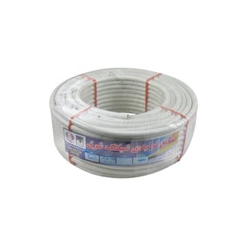 شیلنگ ( شلنگ ) گاز سایز 3/8 ( دهانه خروجی 9 میلی متر ) روکش سفید داخل آبی شرق