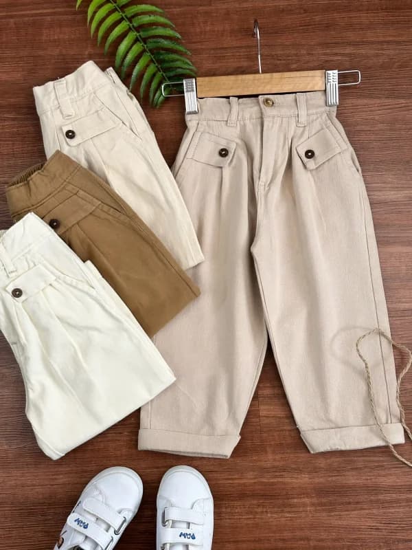 شلوار کتان کژوال ایتالیایی اسپرت