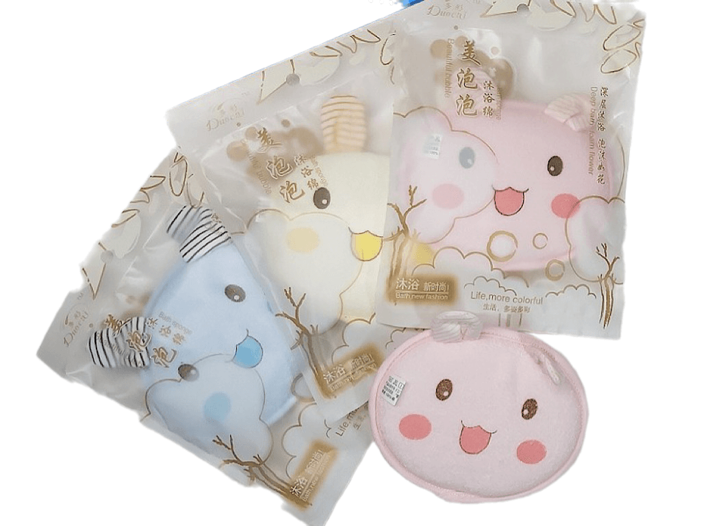 لیف ابری بدن شوی حمام نوزادی عروسکی DUECAI