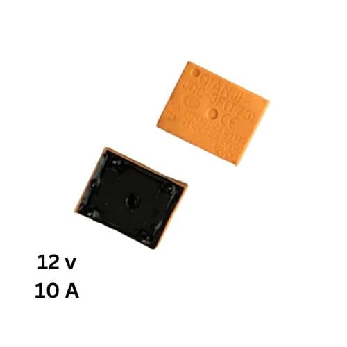 رله ۱۲ ولت تک کنتاکت ۱۰ آمپر میلون ۵ پایه برند QIANJI