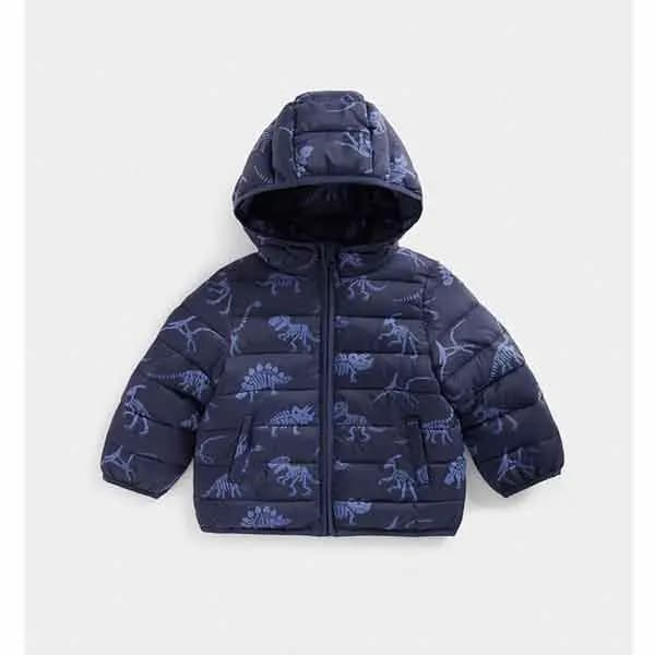 کاپشن پسرانه بچه گانه برند مادرکر مدل Dinosaur کلاهدار