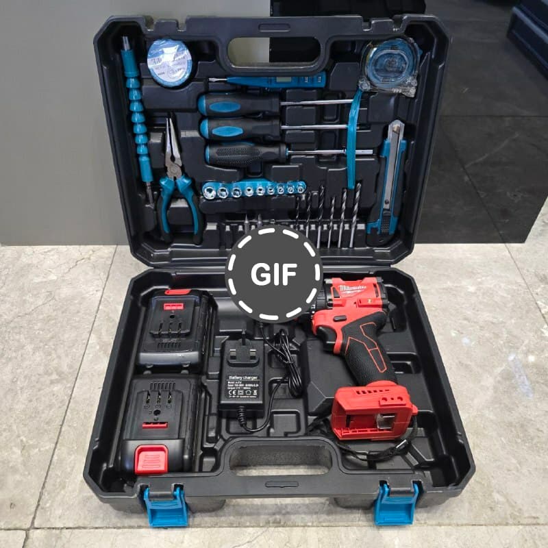 دریل شارژی چکشی ۳۶ ولت طرح میلواکی مدل MV04