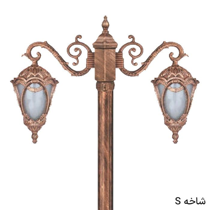 چراغ محوطه دوشاخه مهرگان