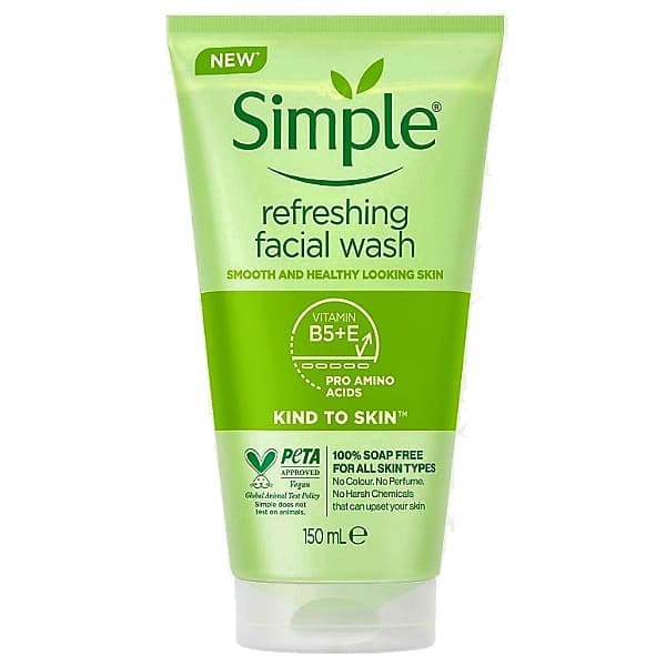 ژل شستشو صورت سیمپل مدل kind to skin