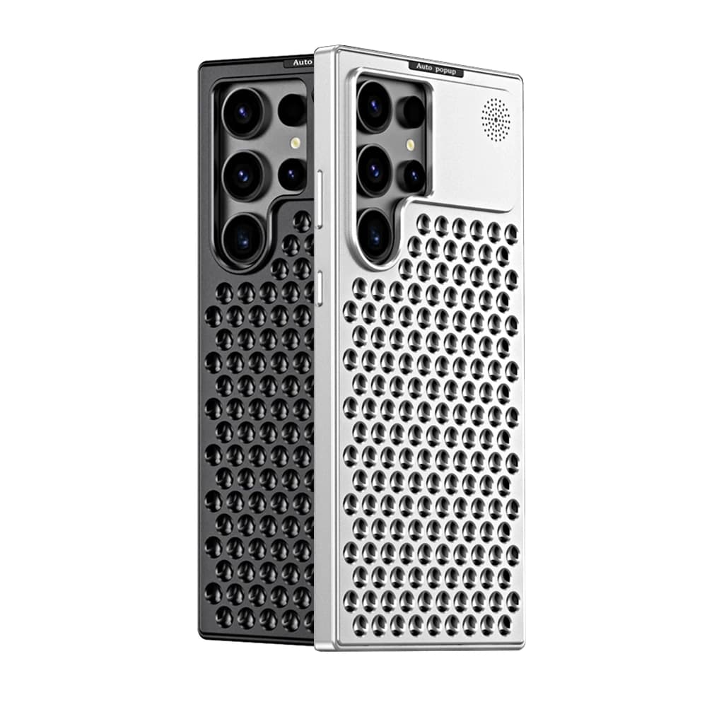 قاب محافظ سامسونگ Metal Aluminium Hollow Heat Dissipation Case | Galaxy S22 Ultra