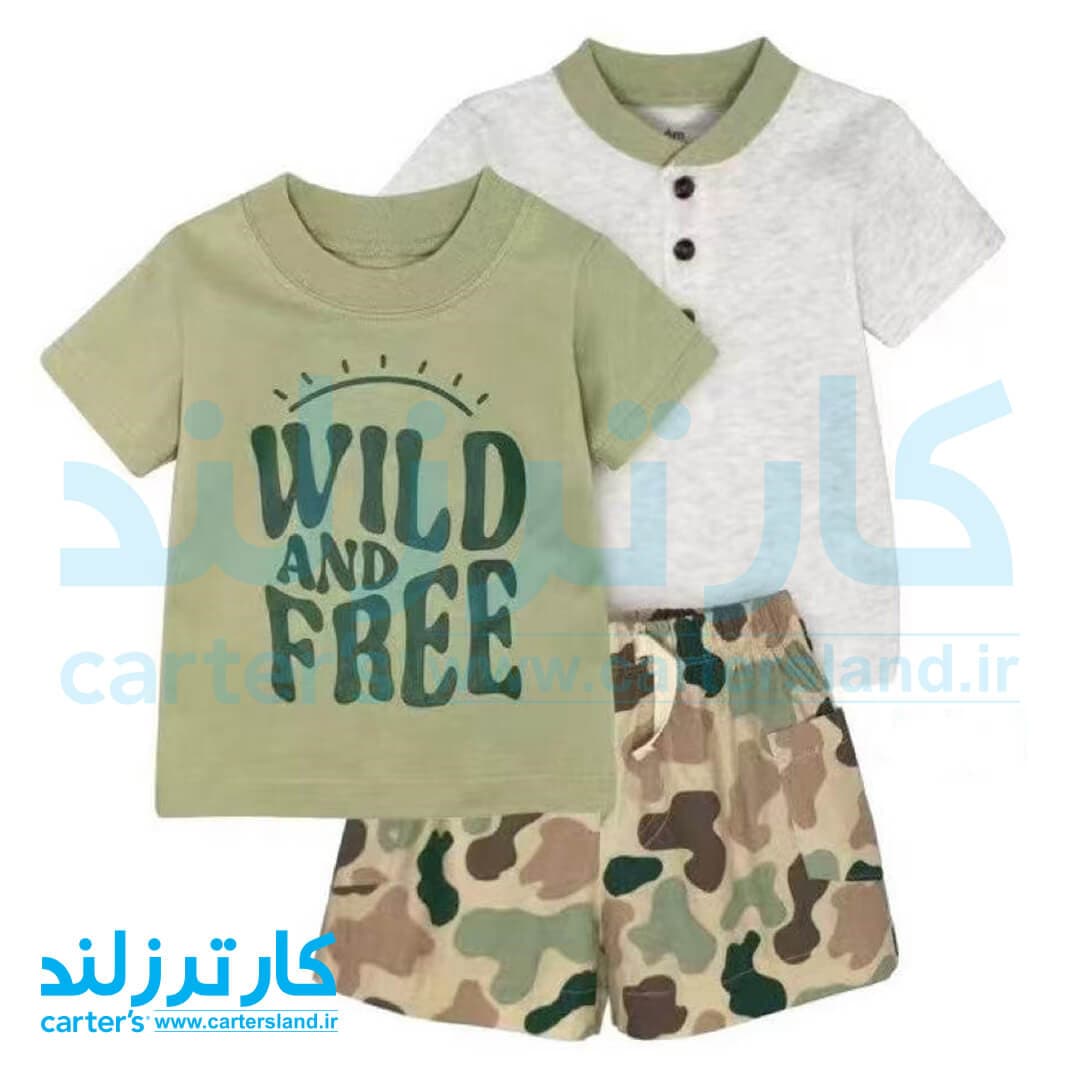 سه تکه پسرانه کارترز کد 2418
