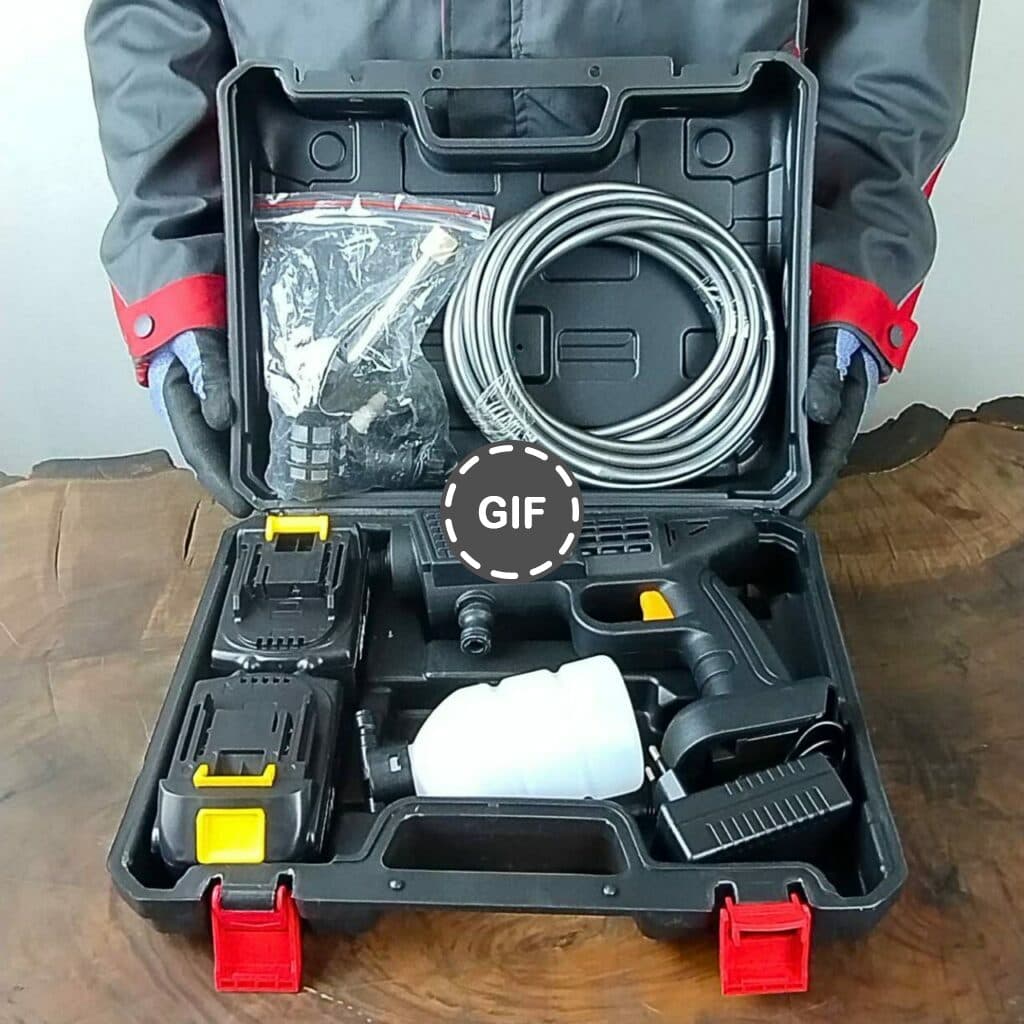 کارواش شارژی باتری بزرگ هاردمن مدل 58vf