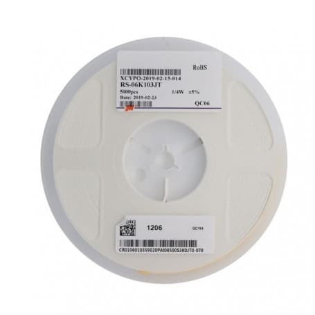 مقاومت 10 اهم پکیج 1206 SMD رول 5000 عددی