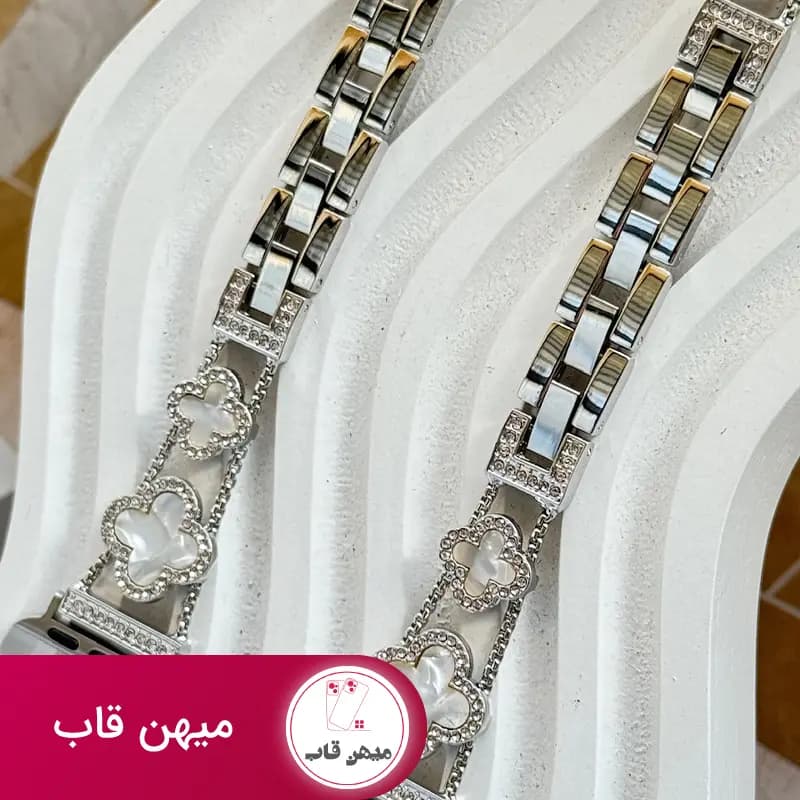 بند اپل واچ ون کلیف استیل - کد (۳۶۶۱۲)