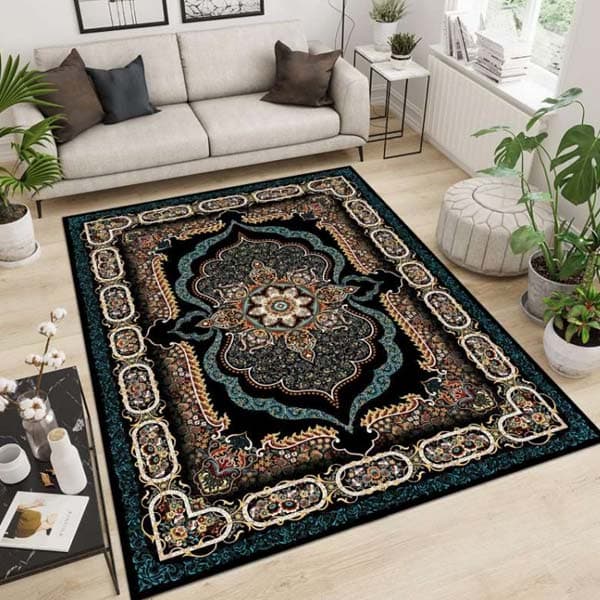 کاور فرش سه بعدی طرح سنتی نگین ترمه مدل 399