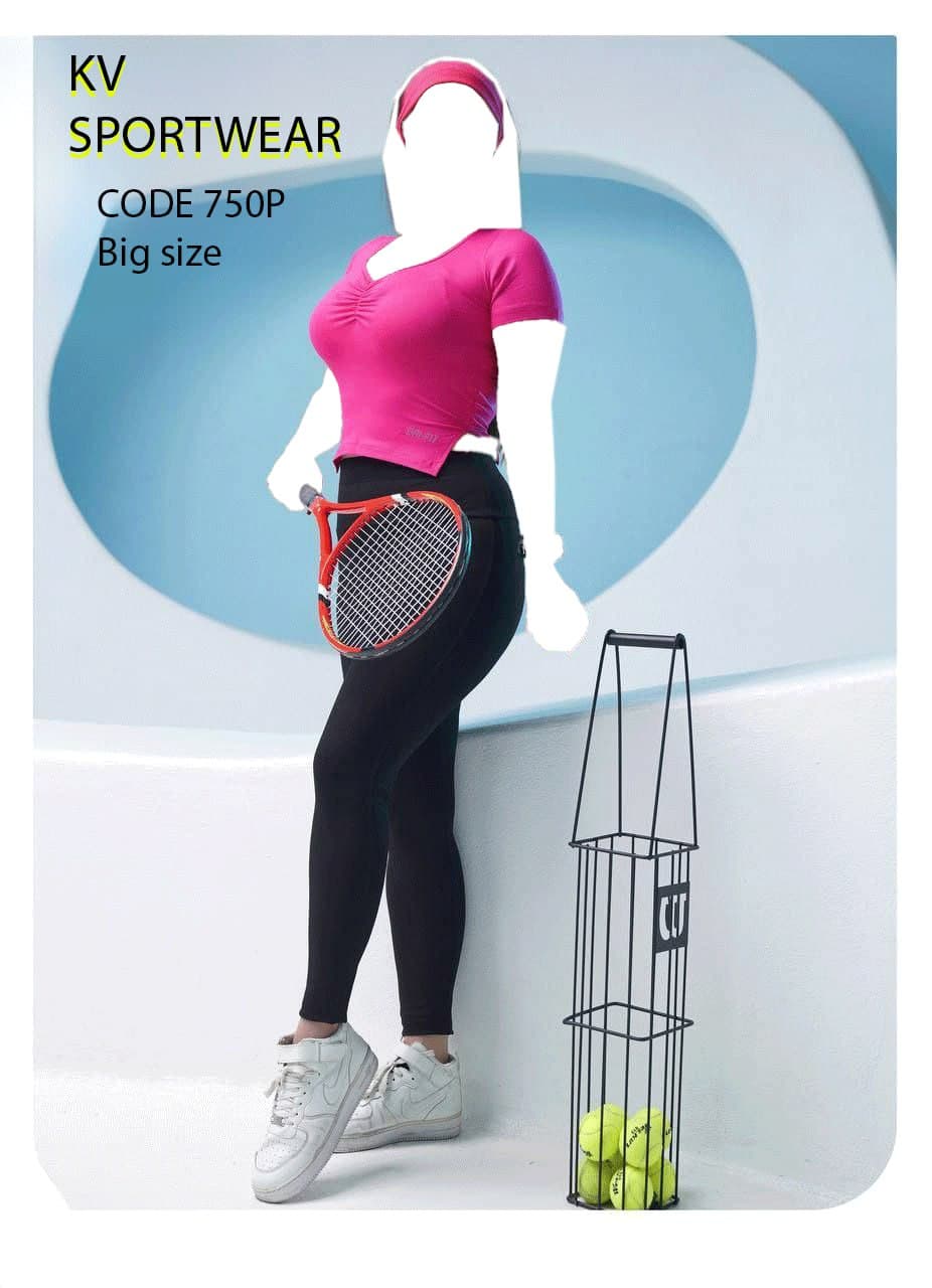 ست کراپ لگ سایز بزرگ ورزشی زنانه NIKE کد 008