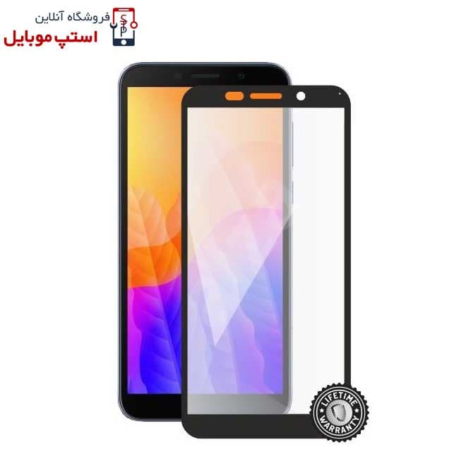 گلس هواوی HUAWEI Y5P 2020 مدل شیشه ای فول تمام صفحه