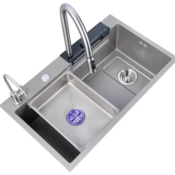 سینک پیانویی هوشمند دو کلید