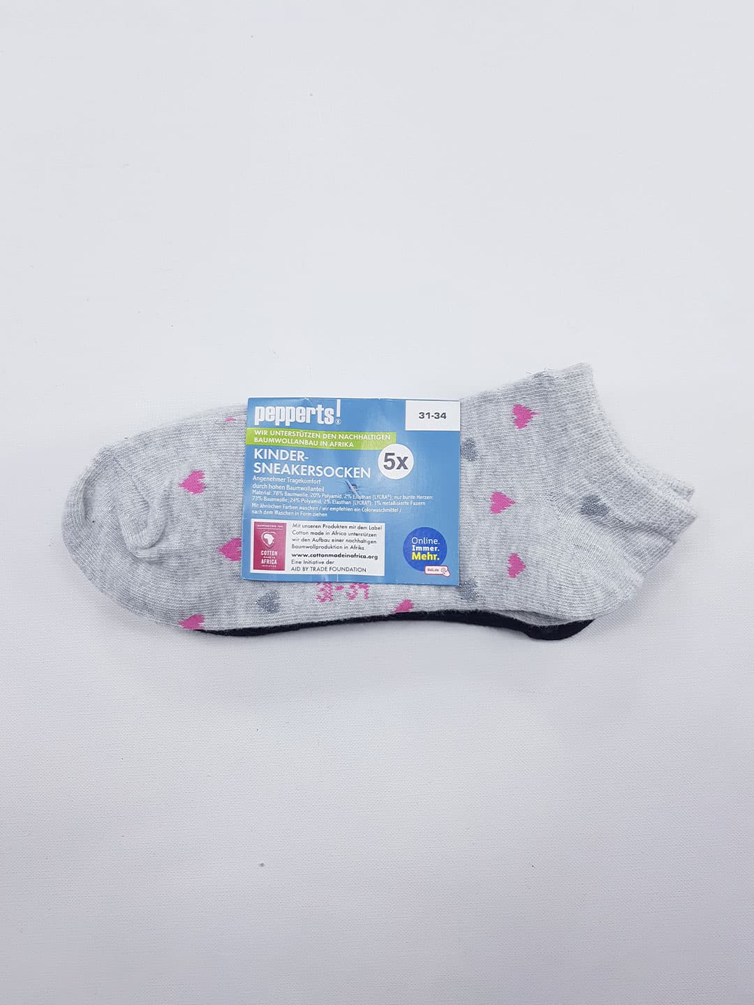 پک 5 عددی جوراب دخترانه برند پیپرتس کد kids1235