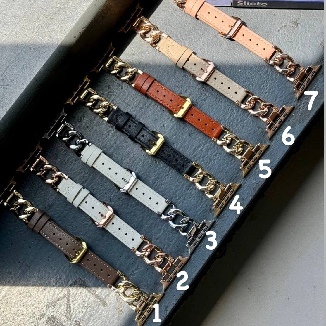 بند اپل واچ چرمی کارتیر