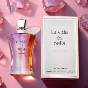 عطر 2025 جدید زنانه لانکوم لا ویه است بله سولیل کریستال فراگرنس ورد - اصل