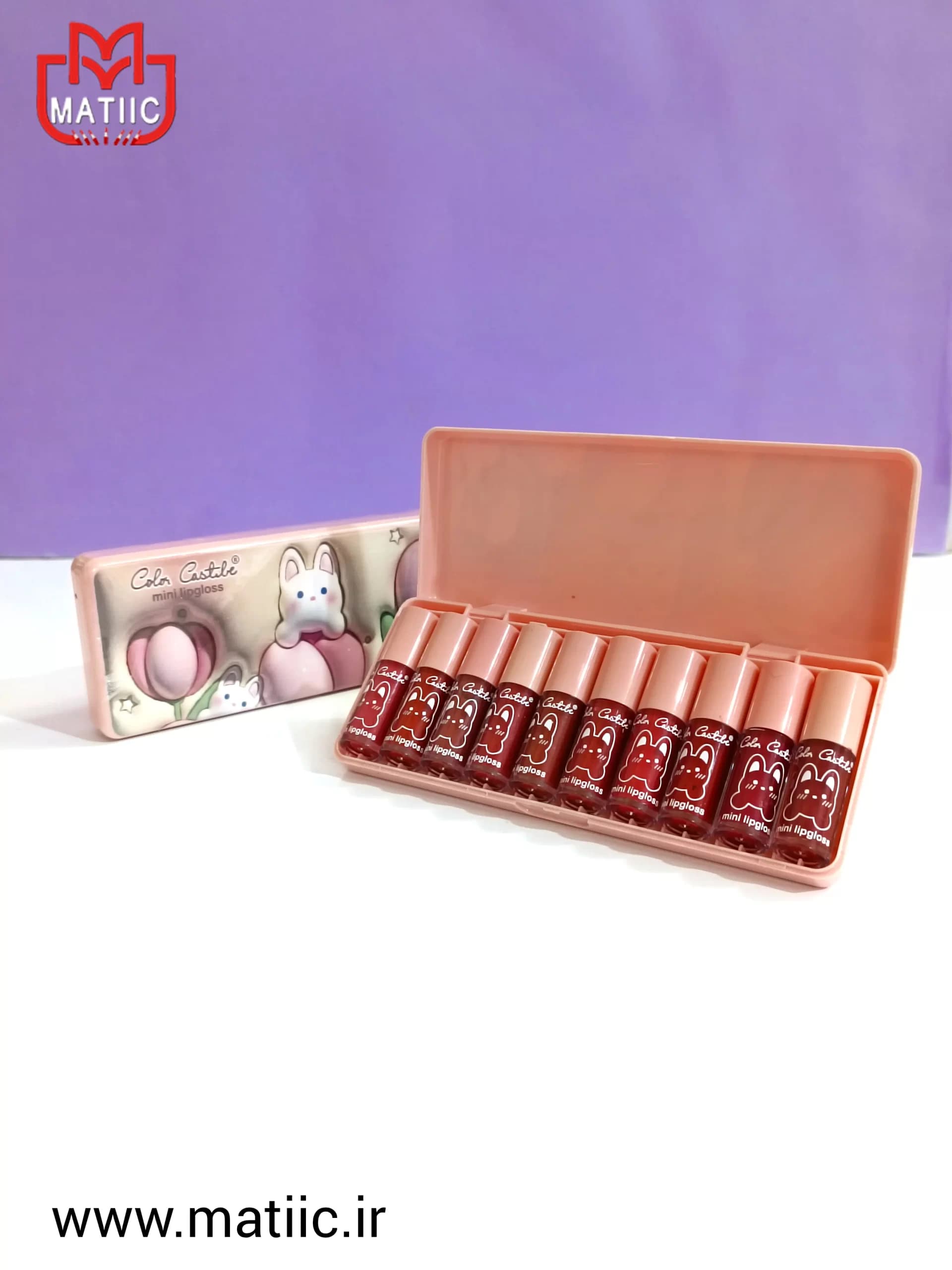 پک رژلب مایع خرسی 10 عددی