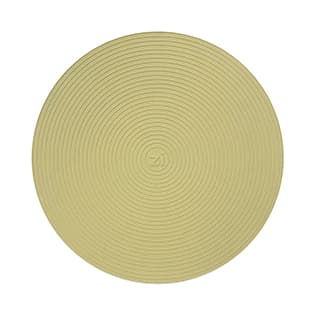 زیر بشقابی گرد سیلیکونی سبز روندو