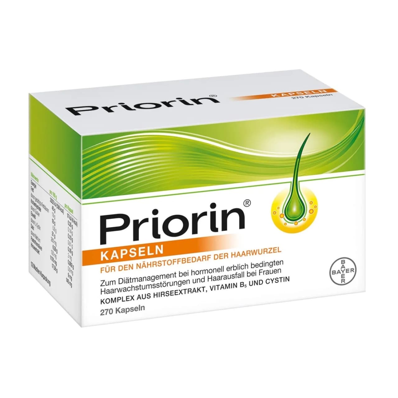 تقویت کننده و ضد ریزش مو پریورین ۲۷۰ عددی