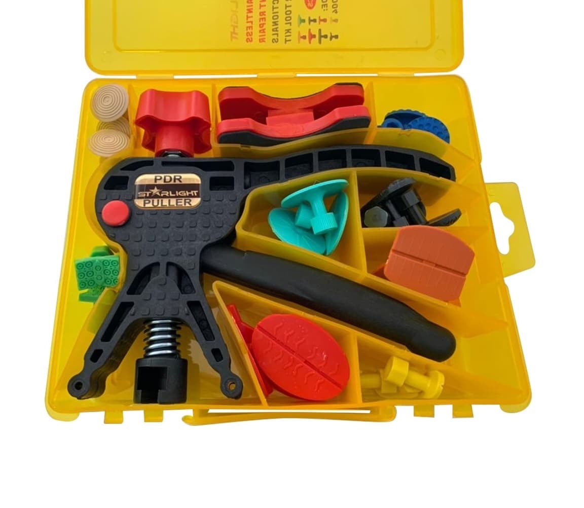 انبر قری کش صافکاری استارلایت ترکیه همراه با 24 سری چسبی