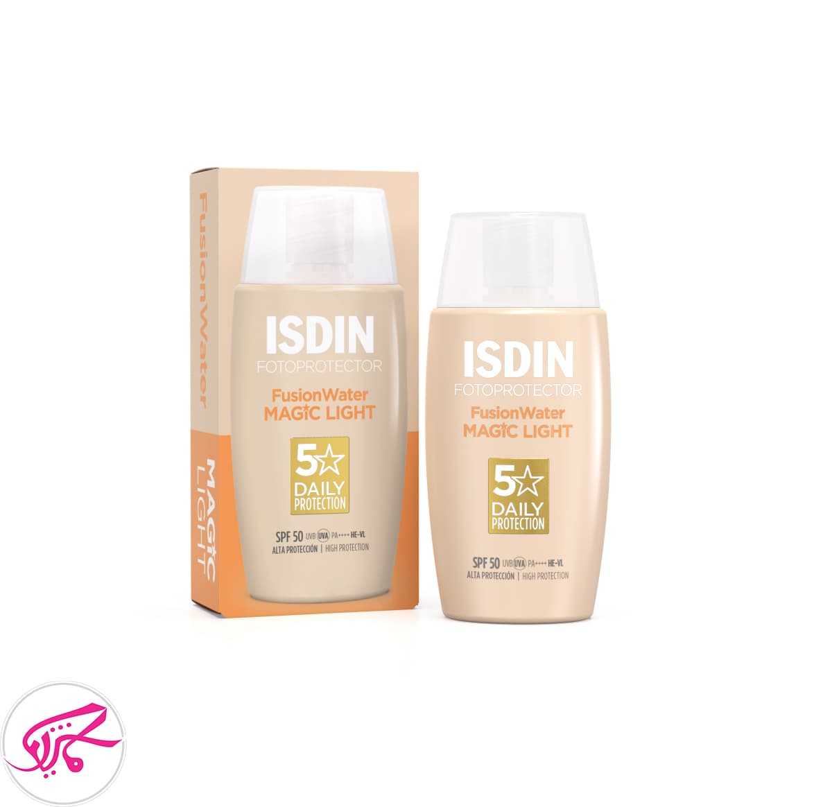 ضد آفتاب رنگ لایت ایزدین فیوژن واتر Color Light حجم 50 میلی لیتر