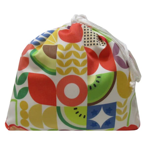 تابان کیسه بند دار طرح میوه و برگ فانتزی بزرگ