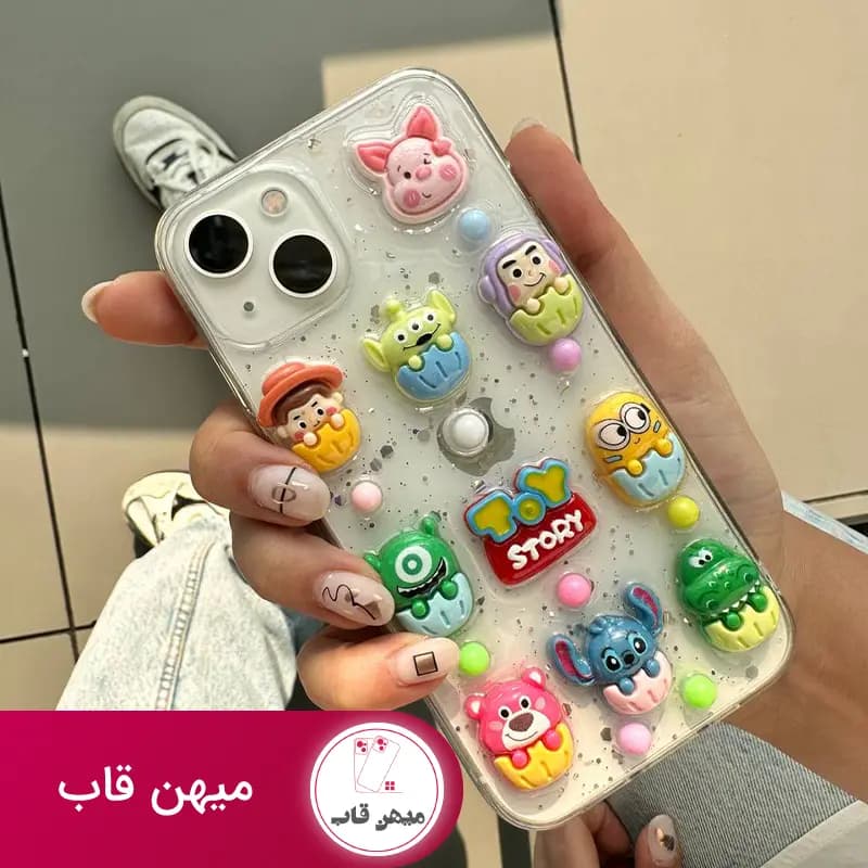 قاب گوشی آیفون عروسک برجسته toy storu - کد (۳۳۲۸۱)