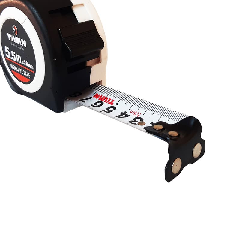 متر 5 متری سفید مشکی تیوان کد AT-05